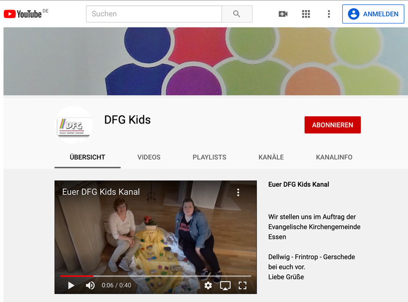 DFG Kids Kanal